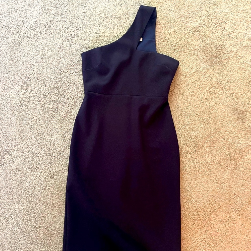 Classic, Navy, mid strap cocktail dress. Purchased in August from Revolve.